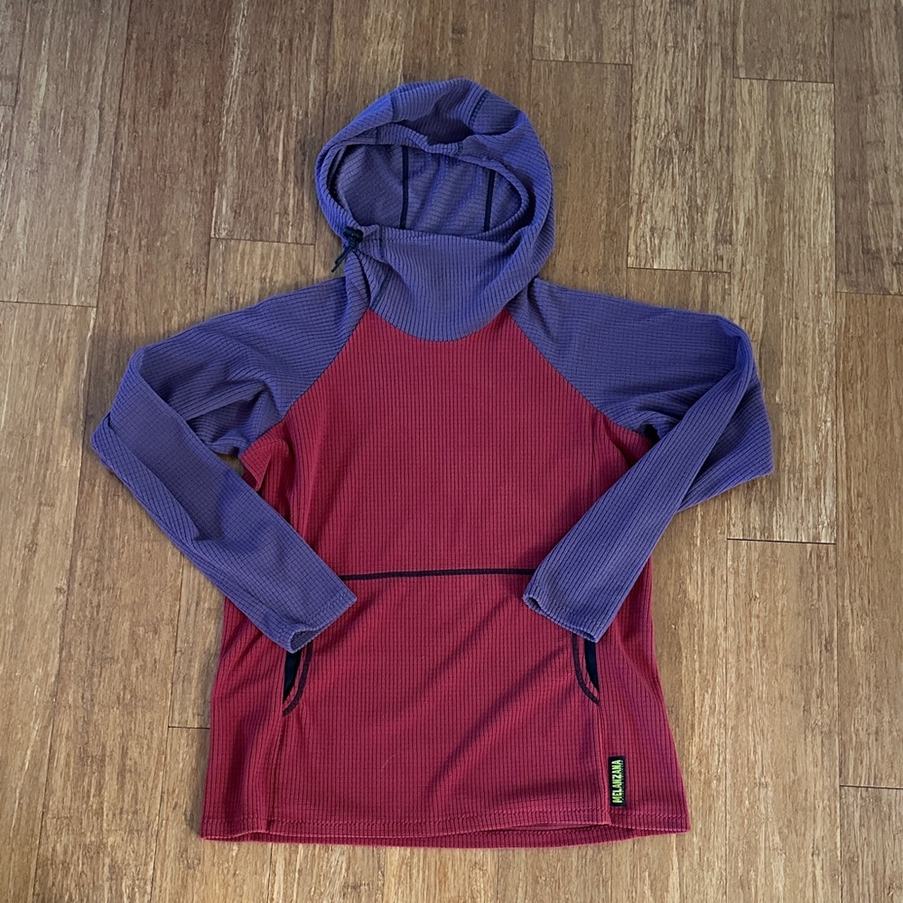 Melanzana Large Purple and Red Hoodie